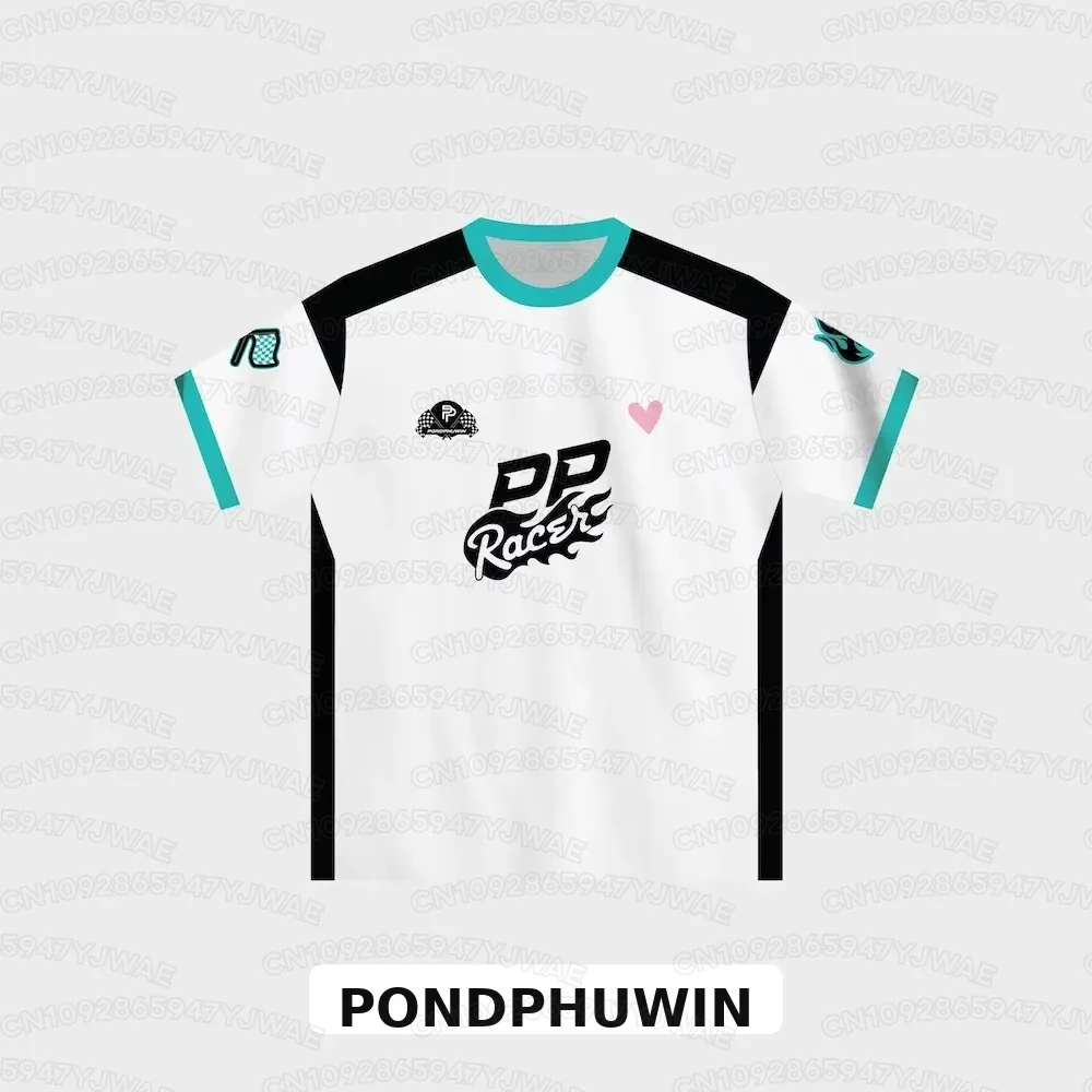 Summer Men's Women's GMMTV Fan Fest 2026 Jersey Shirt EarthMix GeminiFourth FirstKhaotung PondPhuwin BounPrem T-shirt