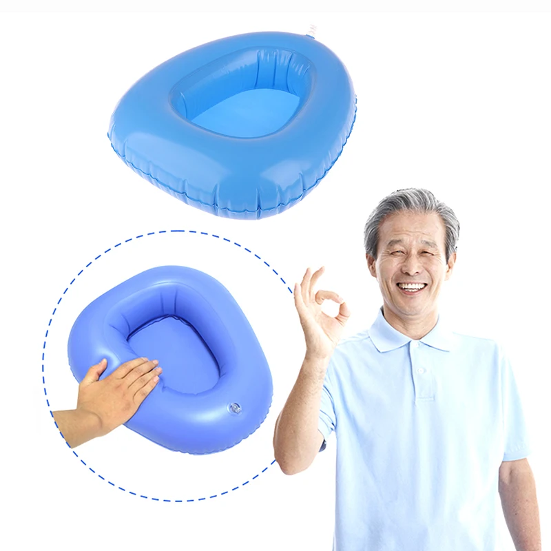 

Hot Sale Portable Household Inflatable Bedpan Comfort Breathable Elderly Patient Care Anti Bedsore Air Cushion Potty