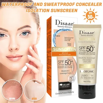 Crème solaire pour le corps SPF50, blanchissante pour le visage, crème de protection pour la peau, Anti-âge, contrôle du sébum, Lotion hydratante pour le corps