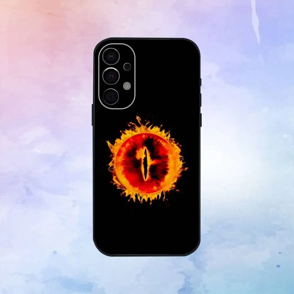 L- Lord R-Rings Capa de telefone para Samsung S25, S24, S21, S22, S23, S30, Ultra, S20, Plus, Fe, Lite, Note, 10,9,5G Capa preta