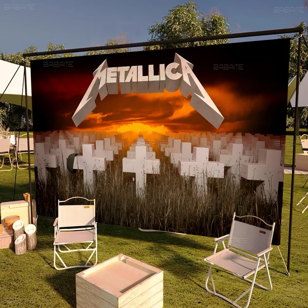 Metallica Music Master of Puppets Printed Large Flag Art Science Fiction Room Home Decor Decor Banner