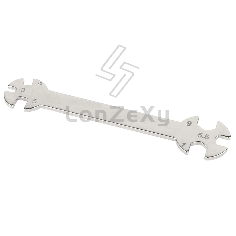 RC Auto Modell Werkzeug Mutter Spanner Multi Spannschloss 3mm 4mm 5mm 5,5mm 7mm 8mm RC Ersatzteile Schraubenschlüssel – Detail 2