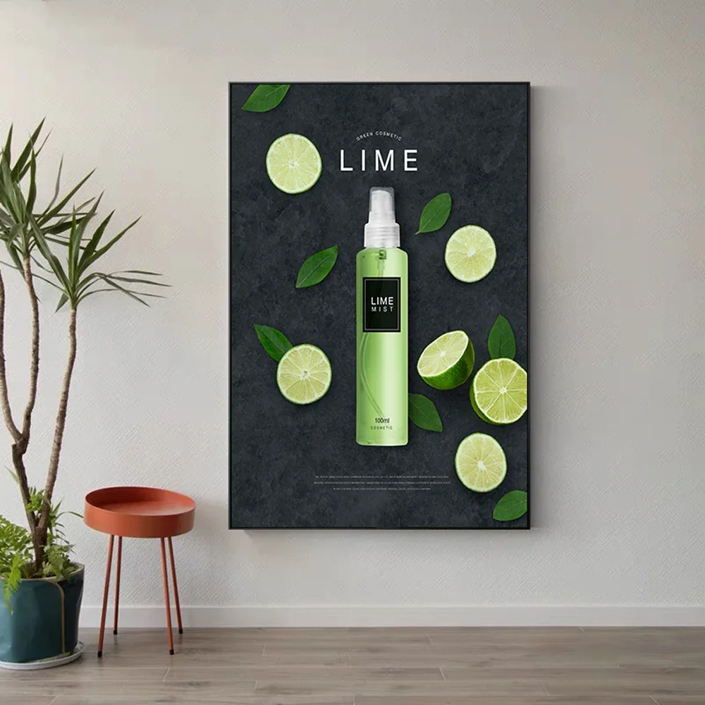 M04-1 Plant Skin Care Creative Publicity Picture Wall Silk Print Poster Home Decoration
