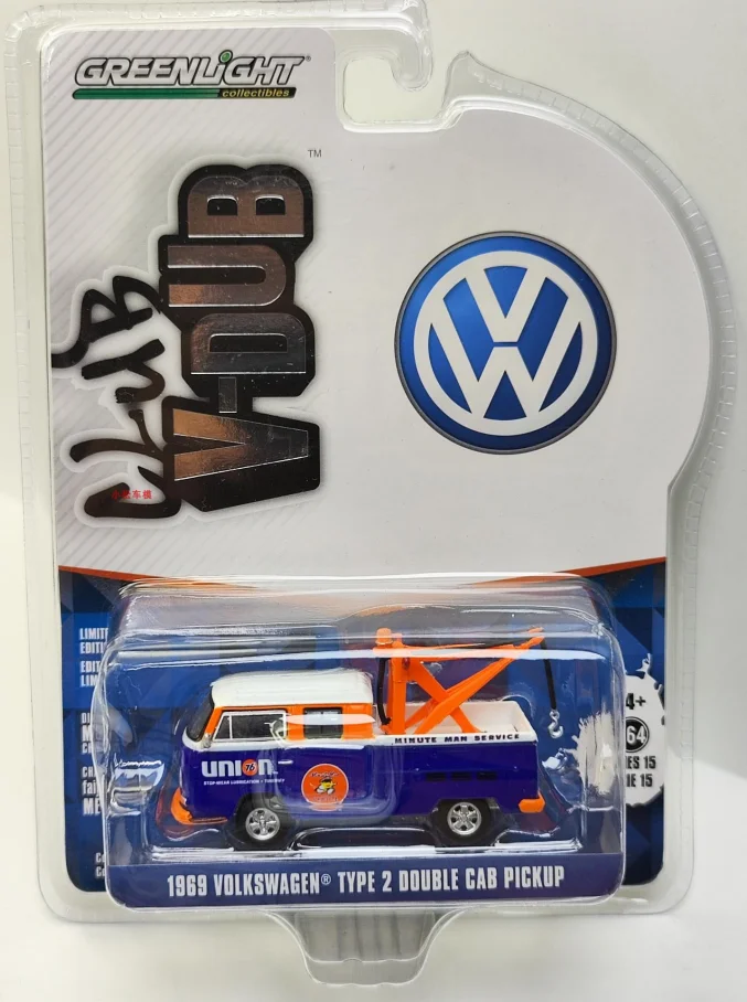 

Модель автомобиля из литого металлического сплава, 1:64, 1968 ,1969, VOLKSWAGEN TYPE 2 Series, игрушка для коллекции подарков