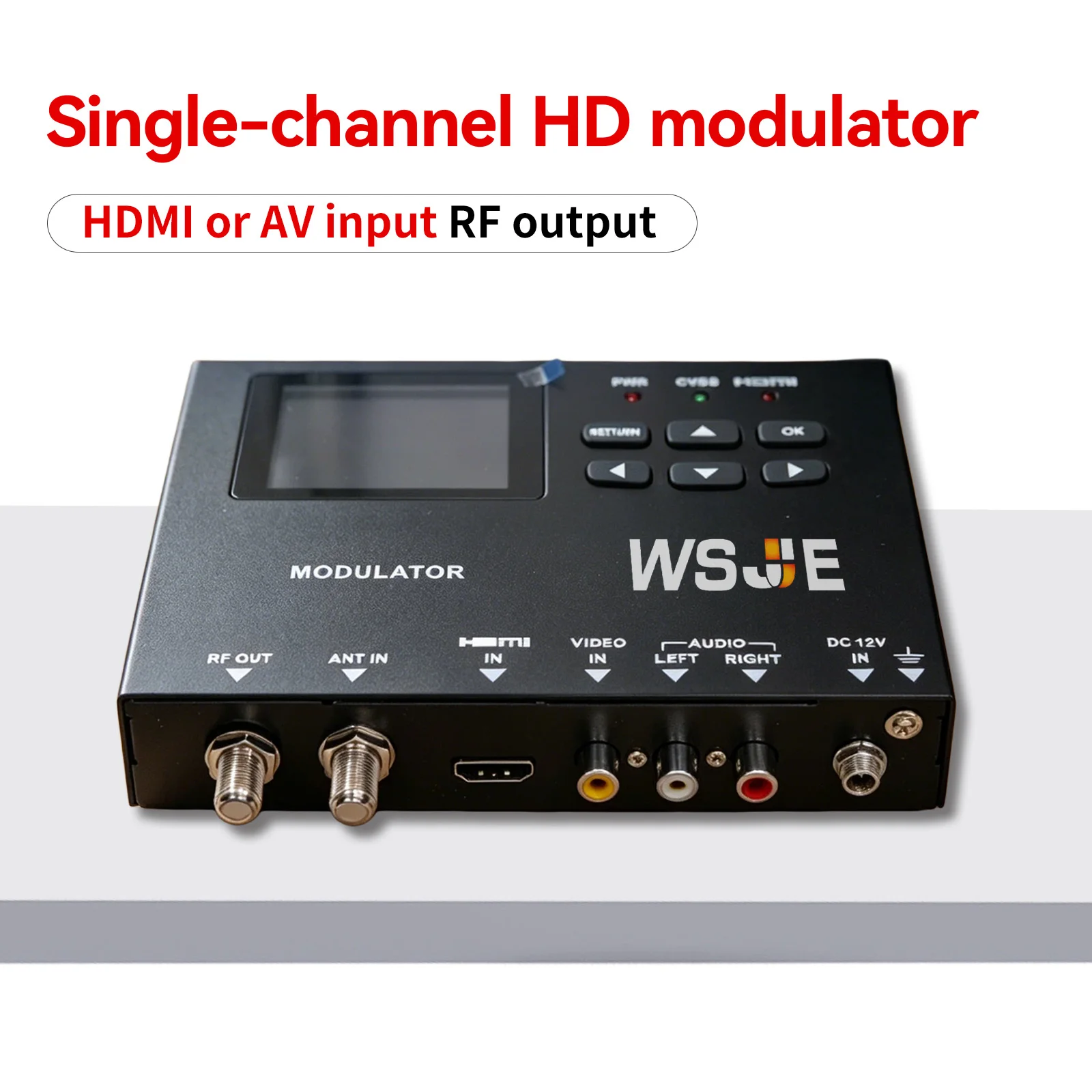 

Модулятор ISDB-T HDMI-RF, кодер-модулятор аудио- и видеосигнала высокой четкости для DVB-T, DVB-C, ATSC, модулятор ISDB-T MPEG4