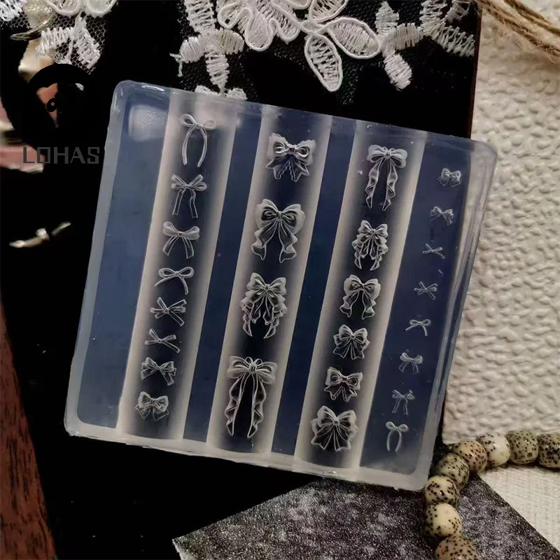 1PC 3D Bowknot Silicone Nail M - đánh giá và giá Nail Art Stamping Kit