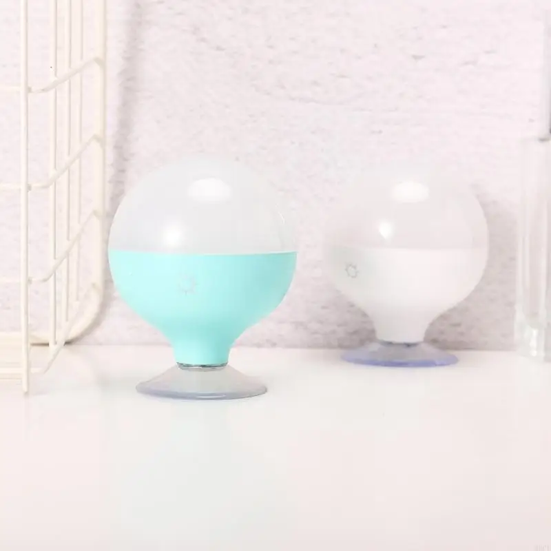 M6CF LED Makeup Light with Suction Cup Rechargeable Battery Adjustable Brightness