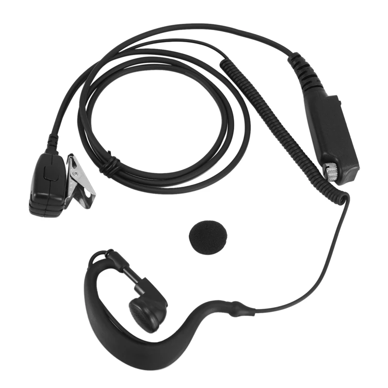 A003 4X PTT MIC G Forma Auricolare Auricolare Per Sepura STP8000 Walkie Talkie Ham Radio Ricetrasmettitore Pratico C1035A