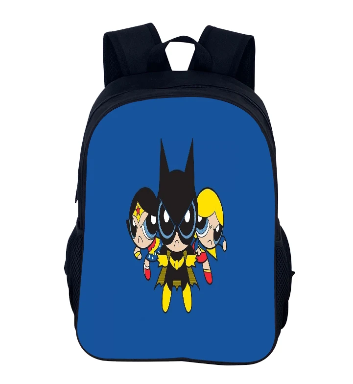 

NEW The Powerpuff Girls Classic Large Capacity Knapsack Student Canvas Book Bag,Little Kids Back to School Backpack