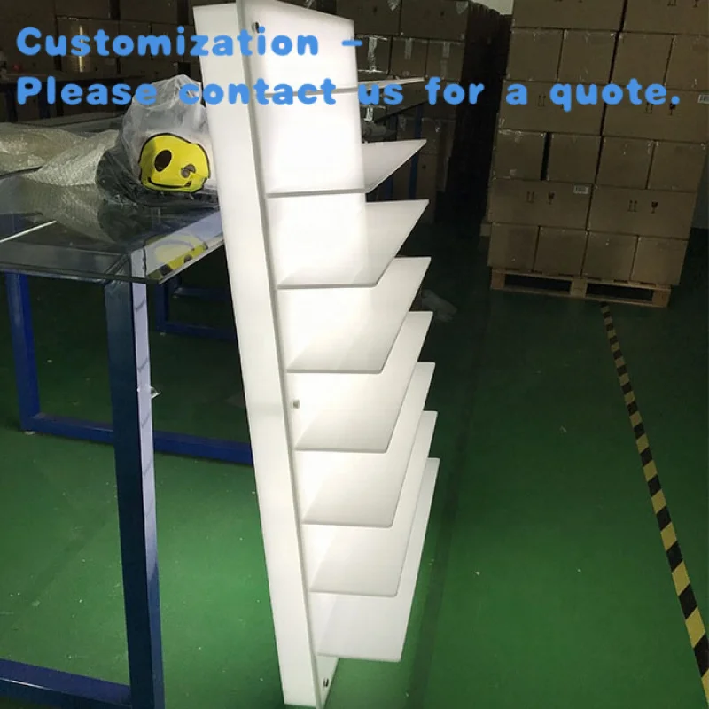 

custom.Optical Shop Wall Mounted LED Lighted Acrylic Sunglass Eyeglass Display Shelf Sunglasses LED Eyewear Display