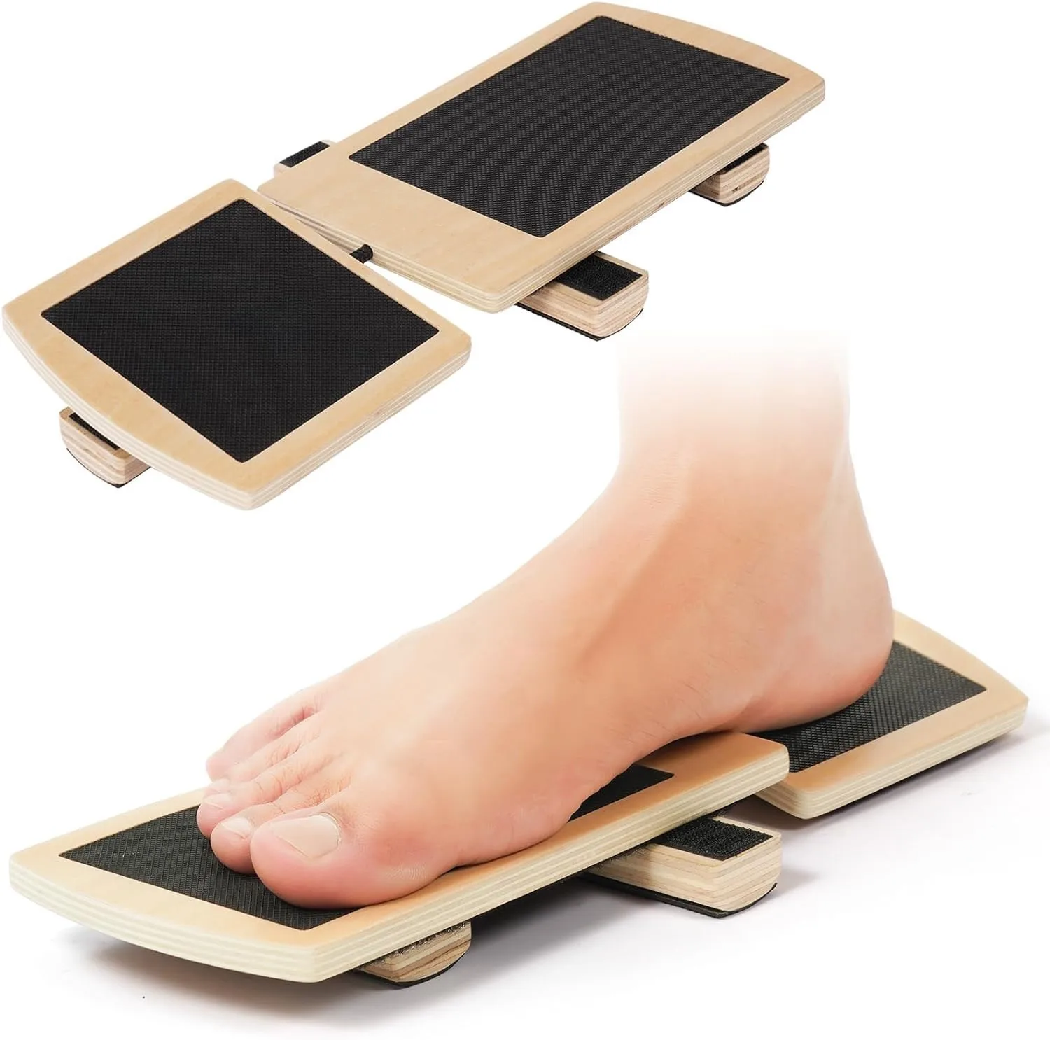 Wooden foot stretcher Single-leg balance trainer Ballet balance board Ankle and foot strengthening Balance board