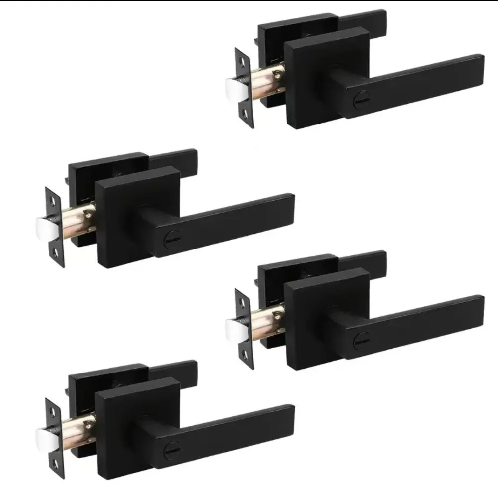 Conjunto de fechadura de porta de privacidade, maçaneta de porta de  travamento de 3 hastes, maçaneta, image size:1000x1000