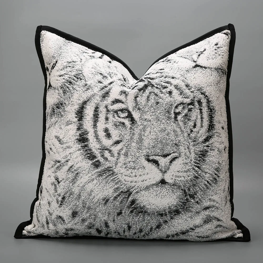 1pc Luxury Tiger Pillow Case 45*45 50*50 Quality Stylish Cushion Cover Room Decor Throw Pillow Cover for Sofa Home Pillowcase