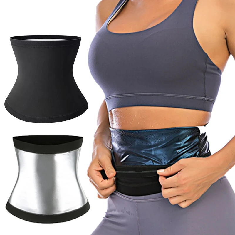 Damen Sauna-Schweißgürtel Schlankheits-Bodyshaper Taillentrainer Korsetts Bauchband Sport-Gürtel Modellierende Riemen Bauchfett-Verbrennung