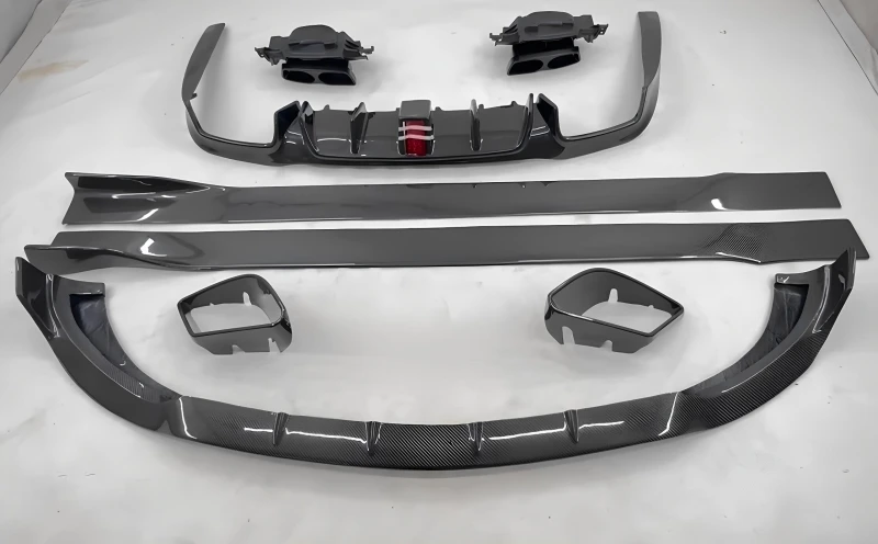 Forged Carbon Fiber For Mercedes Benz E W213 E260 300 E43 E63S 2021-2023 Front Lip Rear Diffuser Side Skirts Body Kit Spoiler - view 2