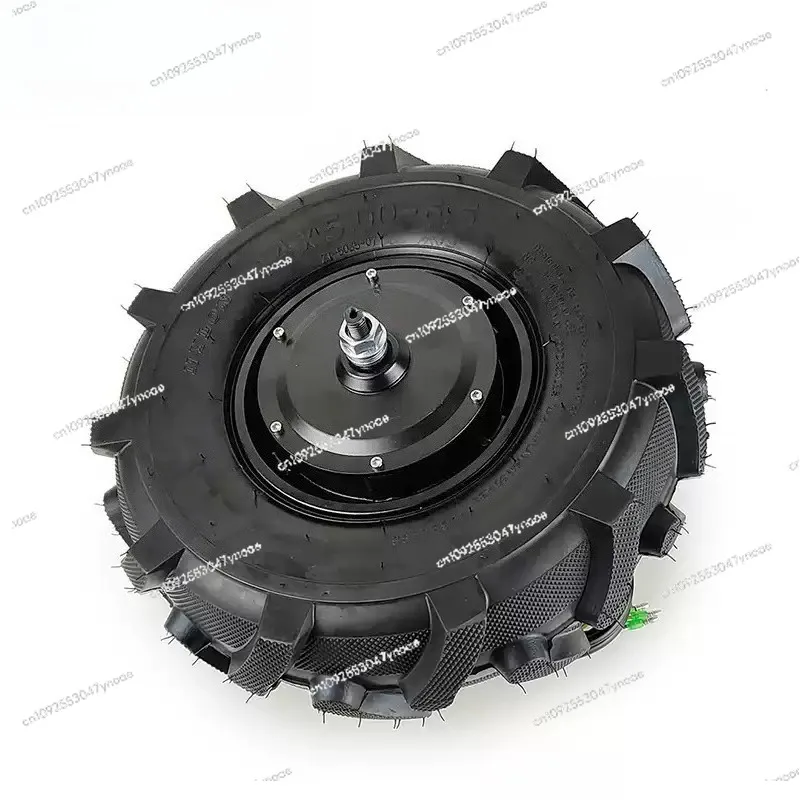 Agriculture Tire Black Brushless Hub Motor Wheel For Electric wheel barrow hand cart