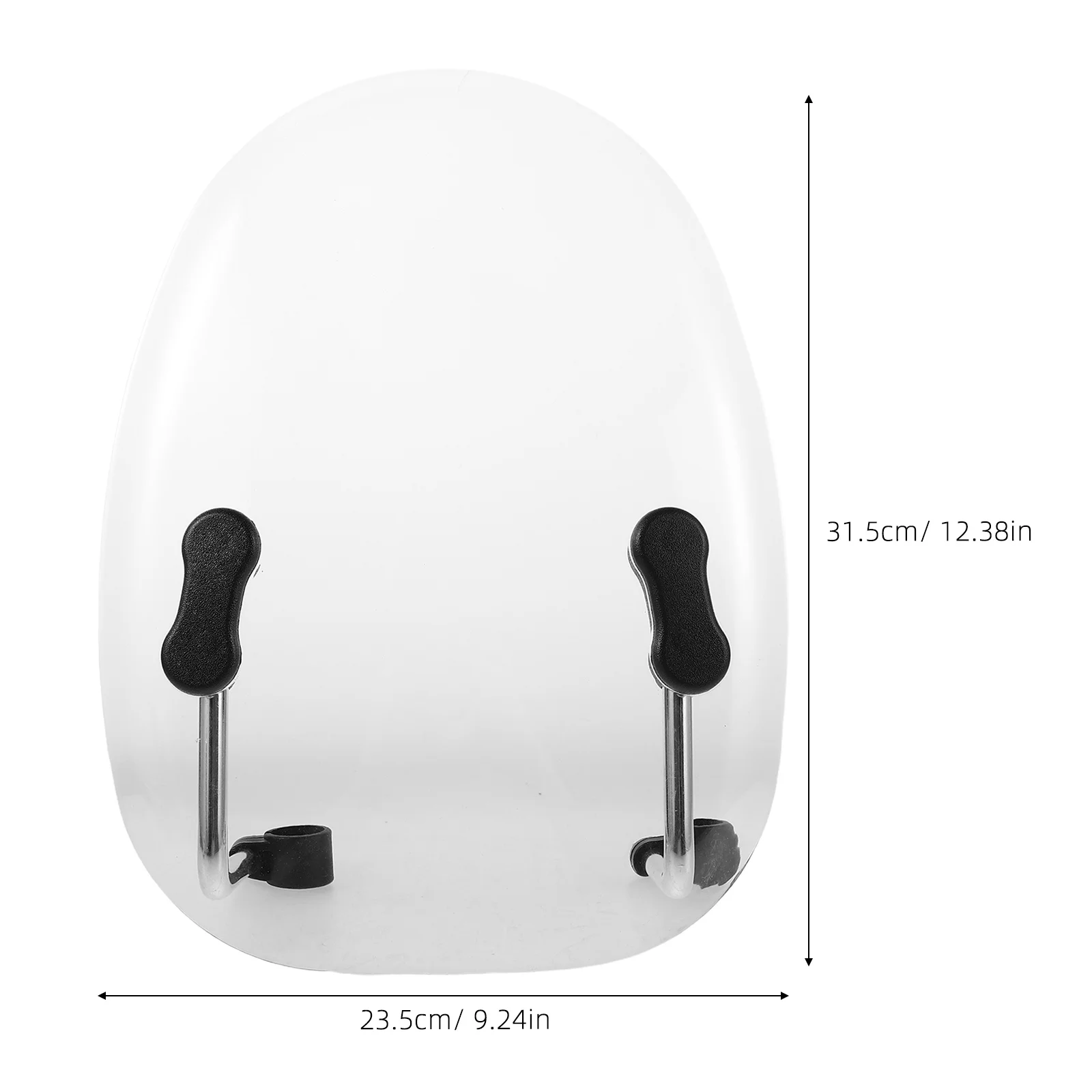 Transparent Scooter Windshield Front Wind Protection For Electric Motorbike Durable Wind Deflector Enhanced Visibility Riding