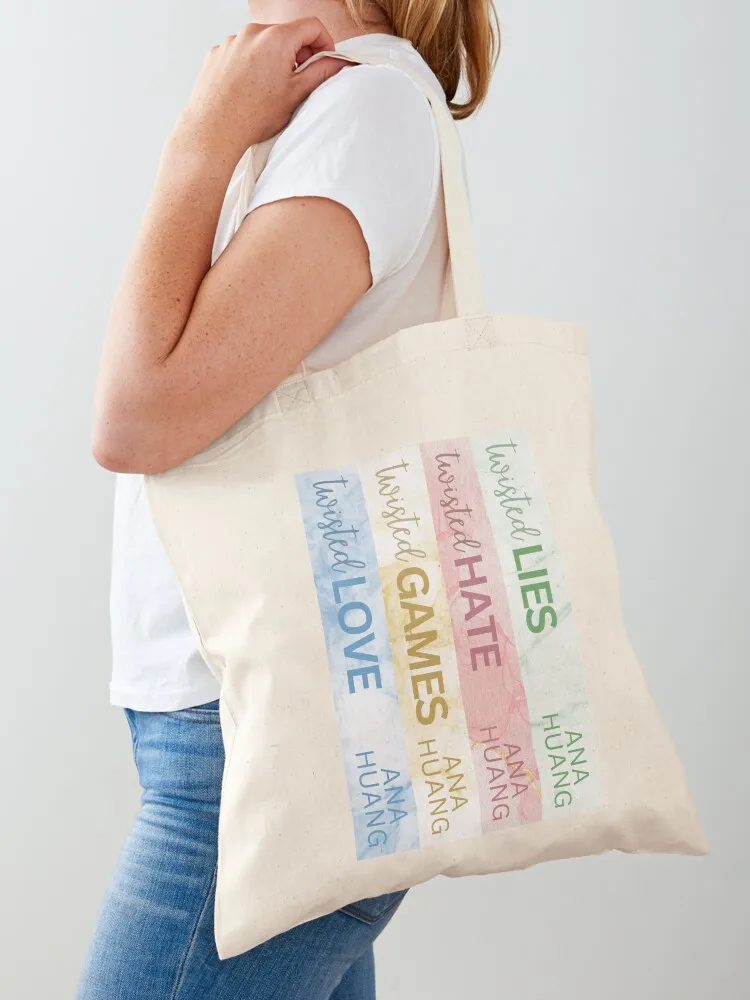

Twisted Series Book Stack Tote Bag free delivery bags Beach bag custom fabric bag