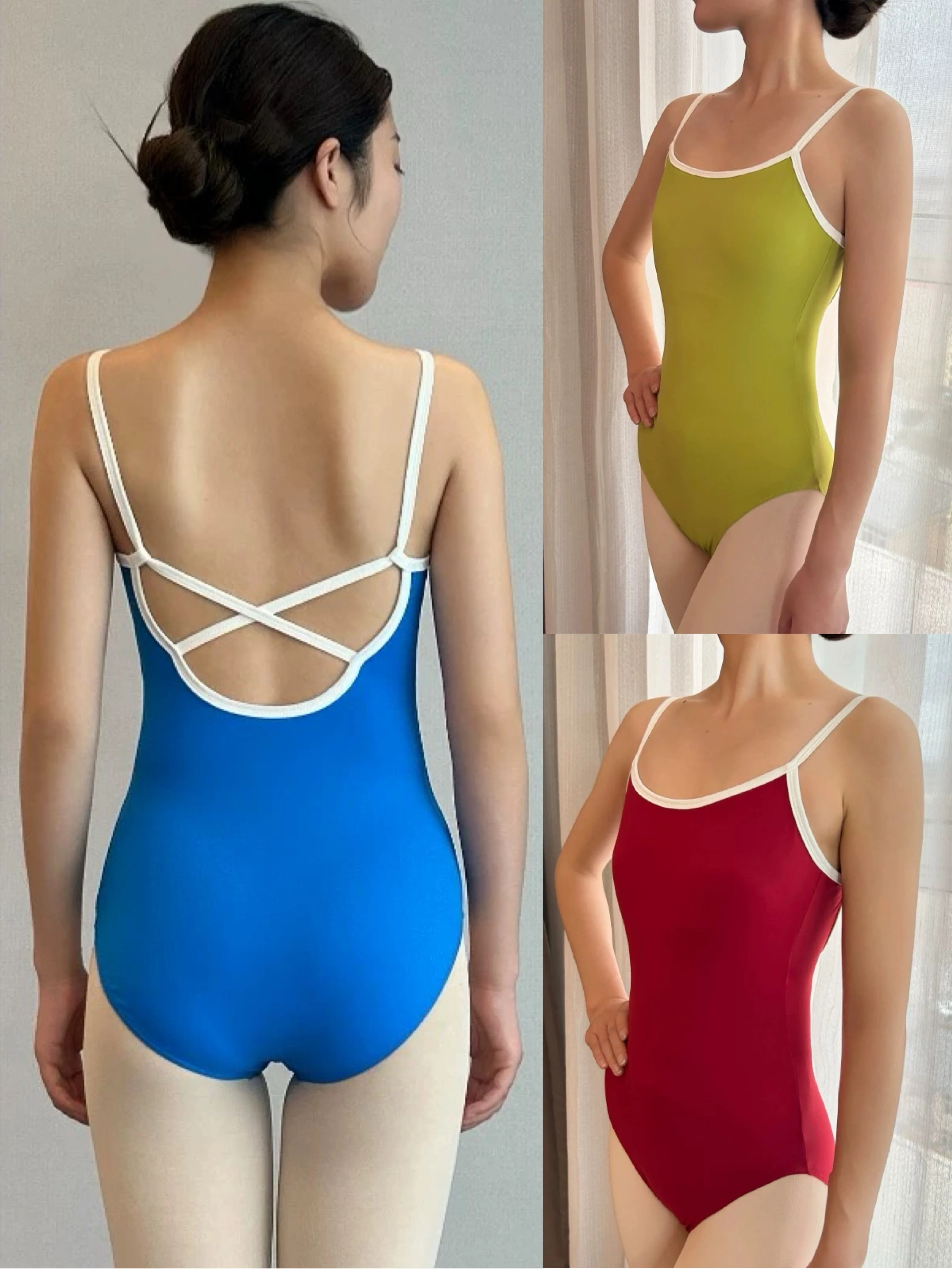 Ballet Dance Leotard Adult Dancing Jumpsuit Girls Simple Sleeveless Ballet Dance Practice Leotard High Quality Yoga Clothes