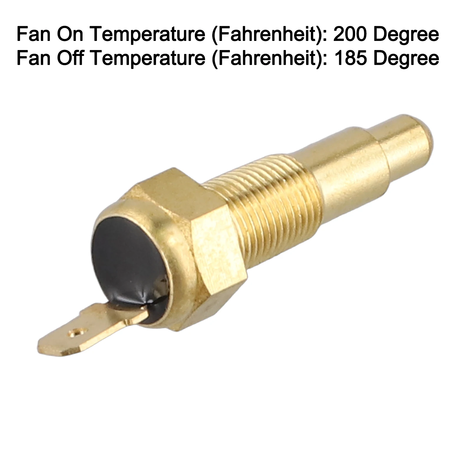 Engine Cooling Fan Thermostat Temperature Sensor Switch 1/8