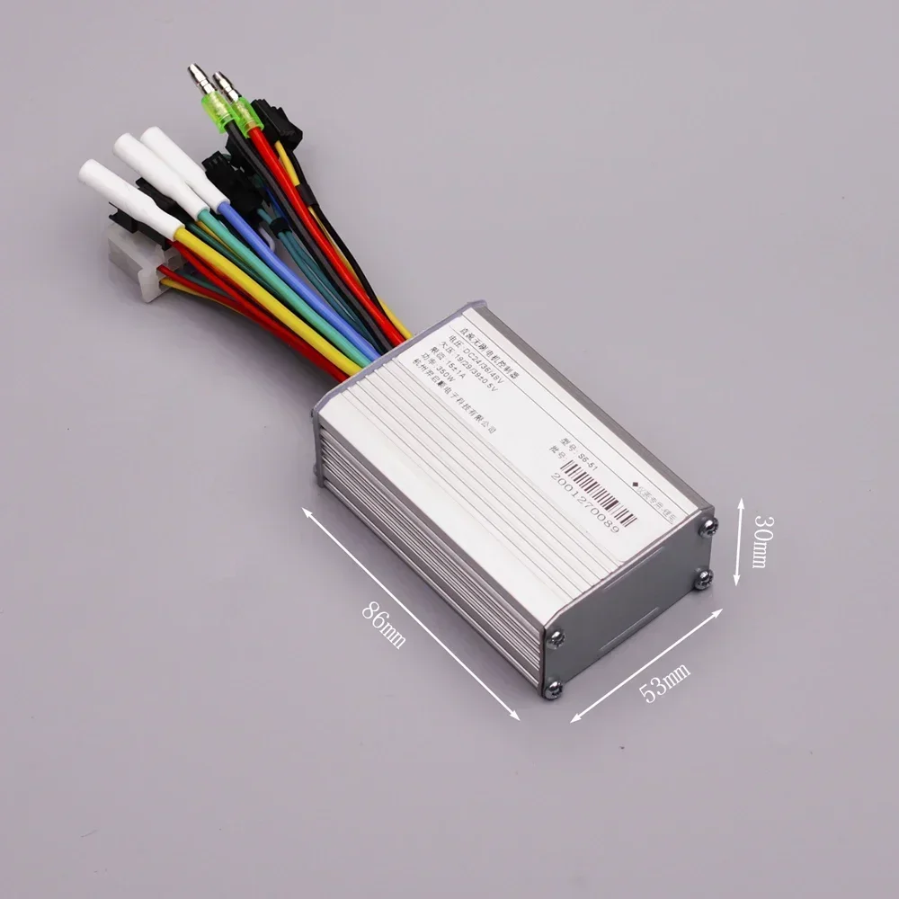 

L # Electric Bicycle Accessories 24V 36V 48V 250W/350W LED Display Electric Bike Scooter Waterproof Brushless Ebike Motor Contro