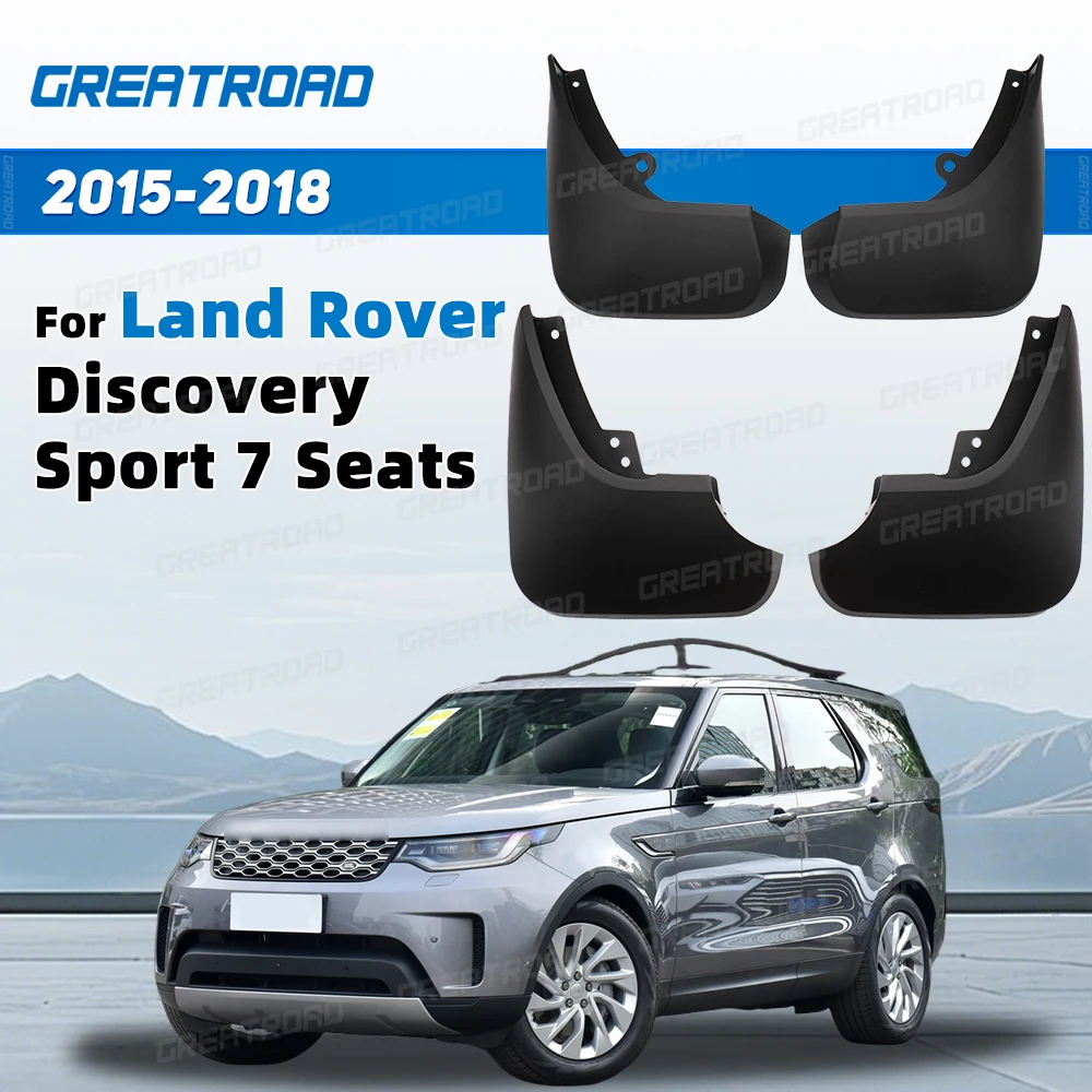 

Набор брызговиков из 4 шт. для Land Rover Discovery Sport 7 мест 2015-2018, автомобильные брызговики, защита крыльев, простая установка, автоаксессуары