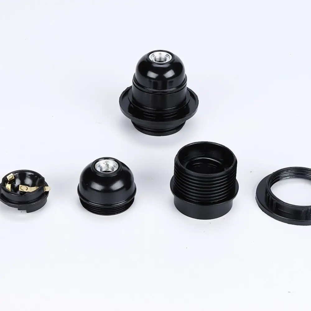 Bakelite Screw Mouth Lamp Accessories E27 E14 Lamp Mouth Spiral Lamp Head Table Lamp Lamp Holder