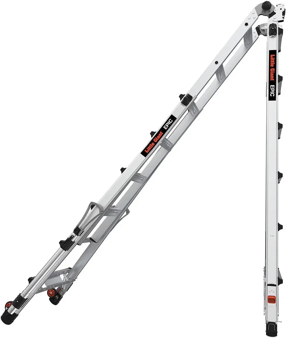 Málo obr ladders, biso, M26, 26 ft, multi-position žebřík, aluminium, typ 1A, 300 lbs váha hodnocení, (16826-818)