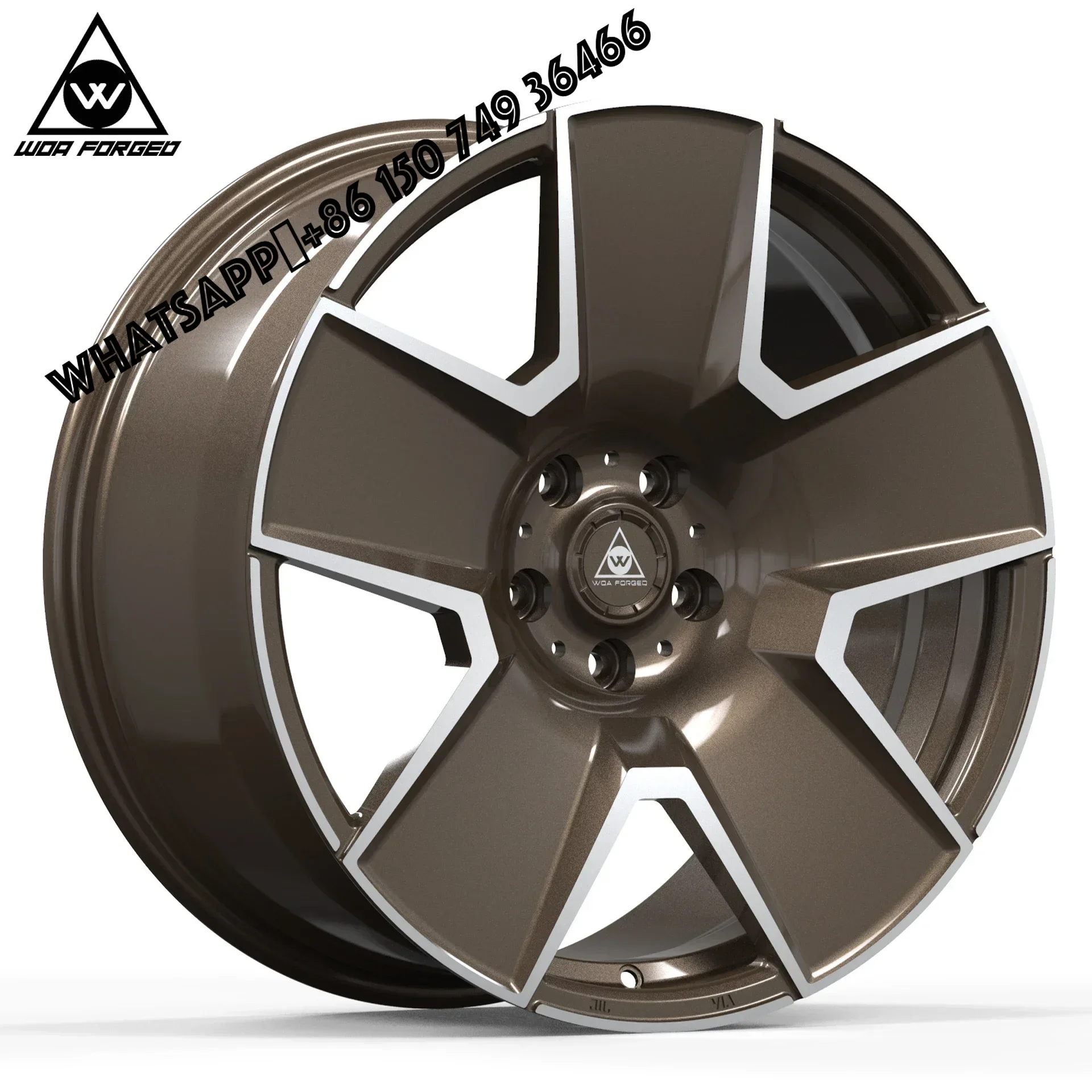 6061-T6 WOA FORGED Rim Custom Special Shape Spoke Design Wheel Rims Luxury Alloy Forged  Wheels for WALD Rim