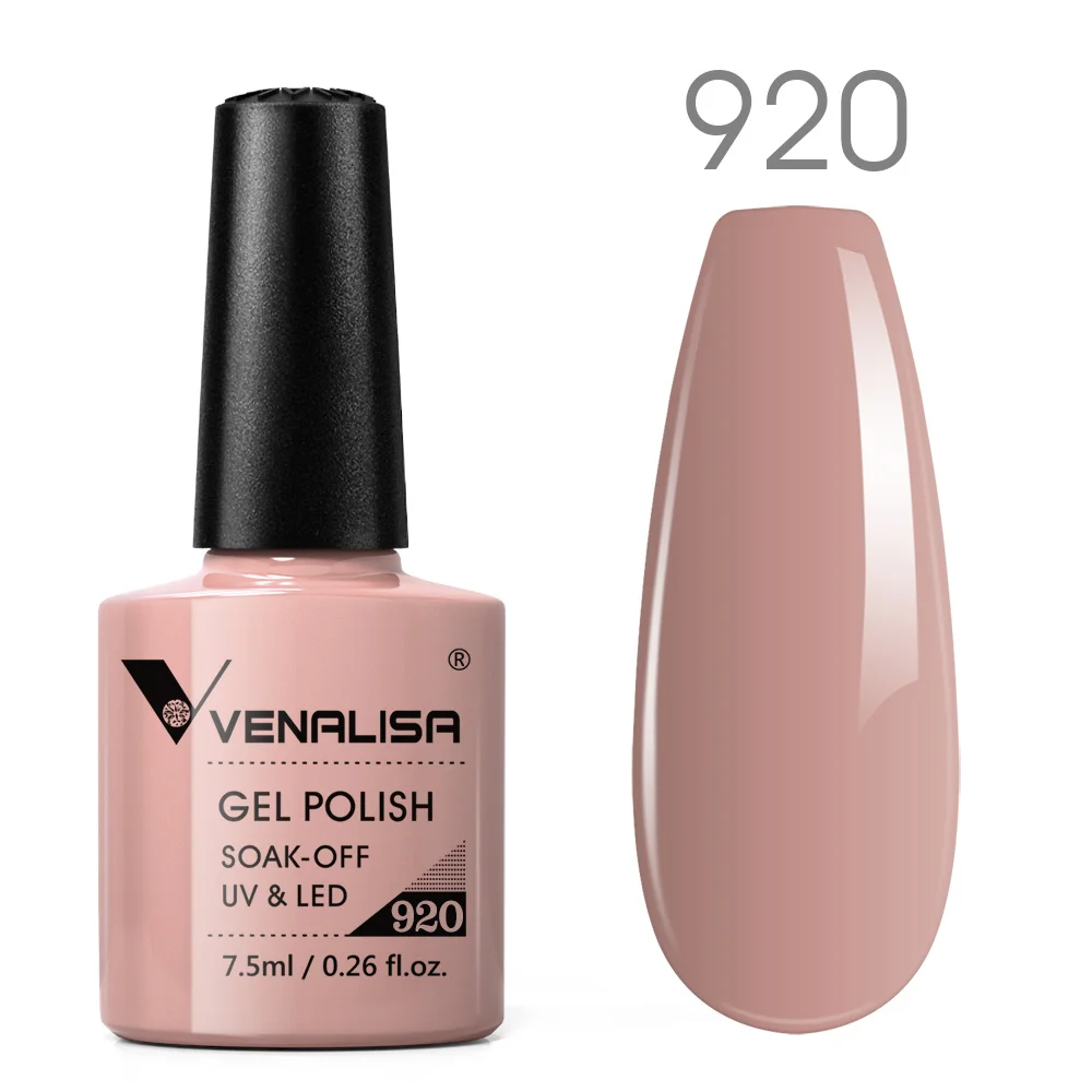 VENALISA Gummi-Basismantel, Farbe: Baby Boomer-Abdeckung, Nude French Nail Camouflage, Soak Off UV-LED-Gelee, durchscheinend, semi-permanent