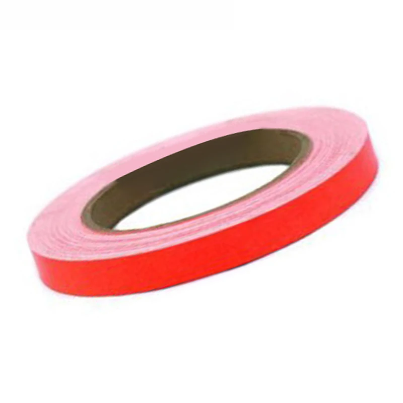 Red Lining Reflective Vinyl Wrap Film Car Sticker Decal 10m Adhesive Tape No Trace Stripe Car Accessorie Decoration