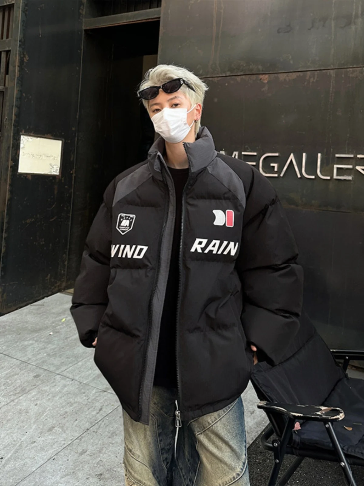 

Мужская зимняя куртка оверсайз в американском стиле, легкая, из хлопка, для активного отдыха, молодежная, повседневная, из полиэфирного волокна