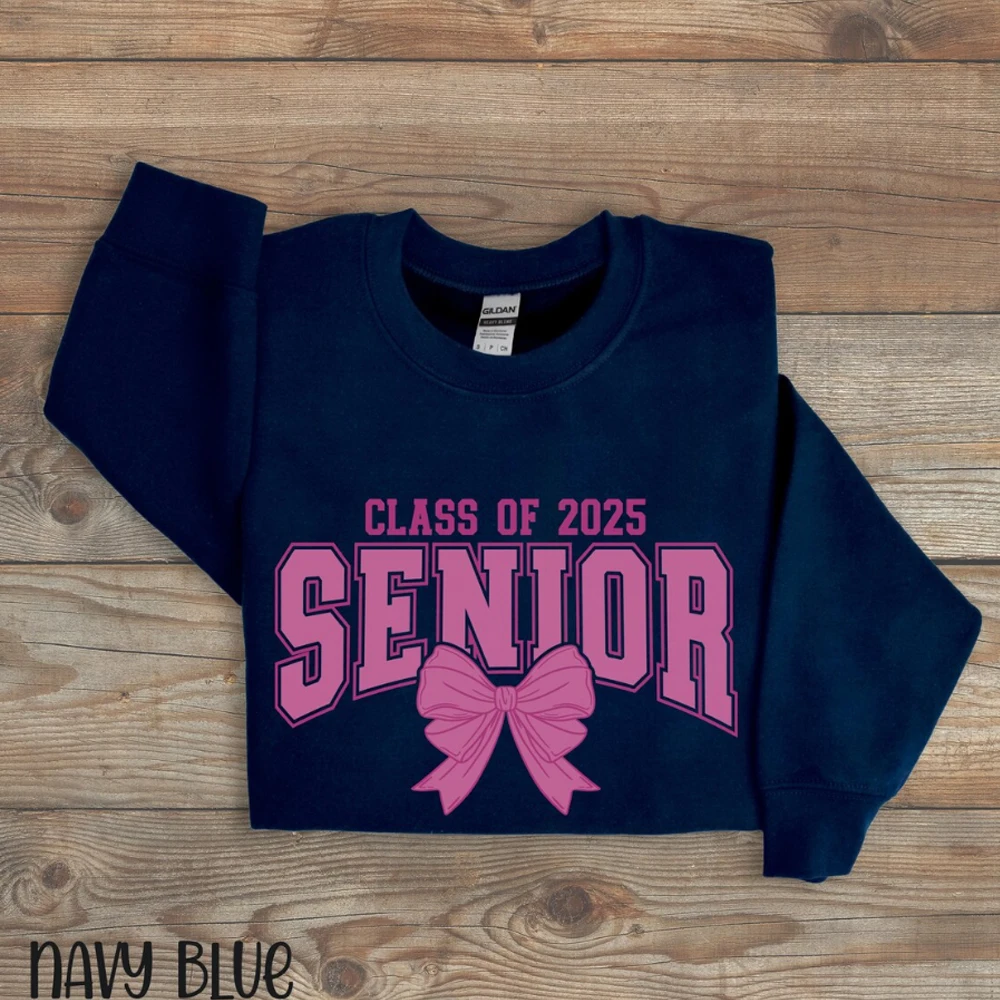 Classe de 2025 Senior Camisola Classe, Crewneck Camisola, Presente para o Ensino Médio, Graduação, Coquette