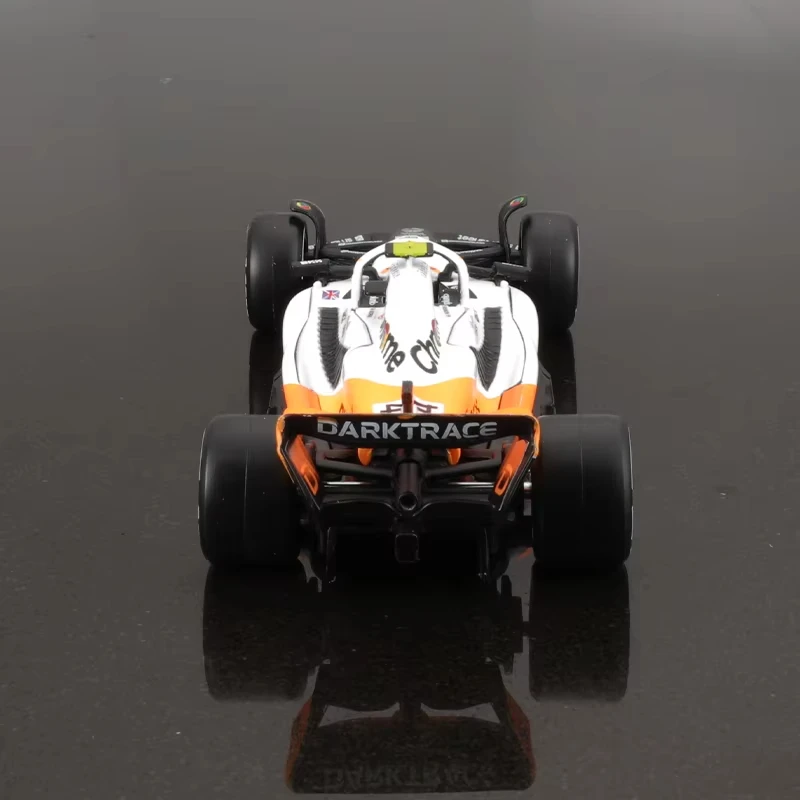 Novo Bburago 1:43 MCL60 Monaco Grande Prêmio Mclaren Lando Norris 4 #   Modelo fundido em miniatura em liga 81 #   Modelo de carro Oscar Piastri F1