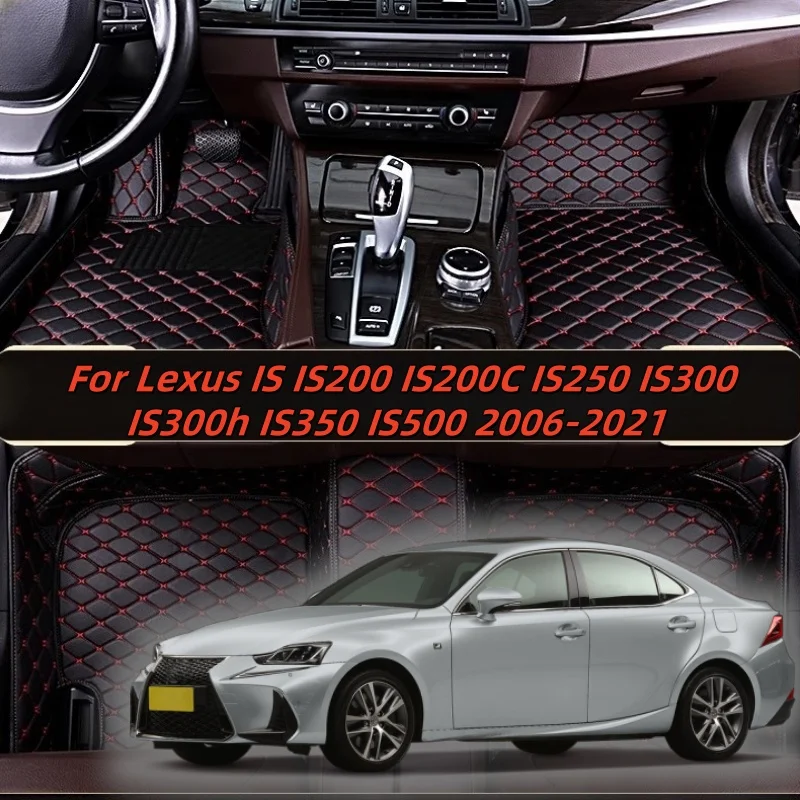 

Car Floor Mats Custom Leather For Lexus IS IS200 IS200C IS250 IS300 IS300h IS350 IS500 2006-2021 Car Interior Accessories