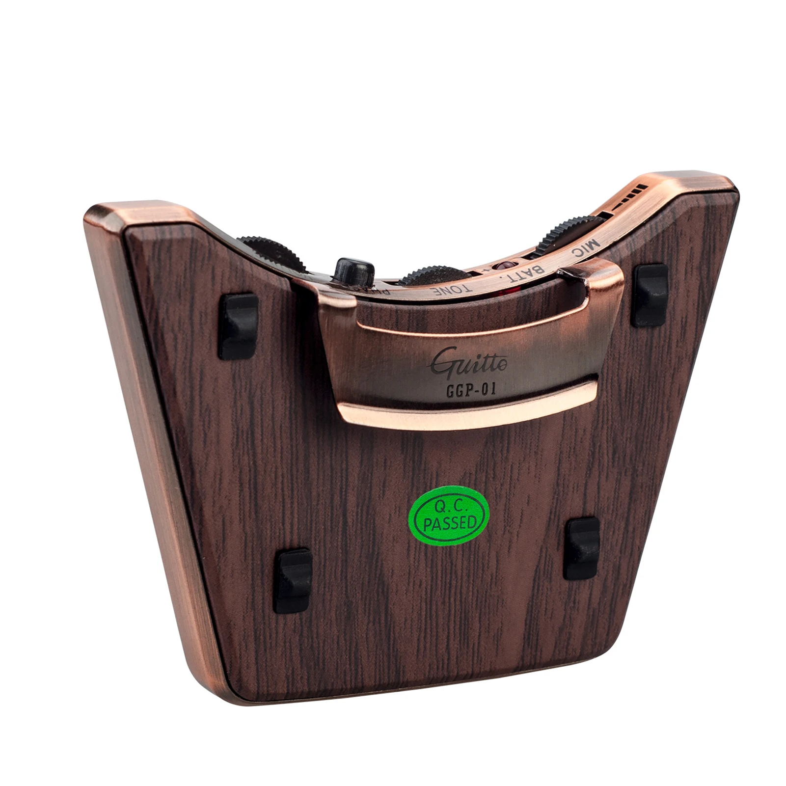 Acoustic Guitar Sound Hole Pickup Dual Modes Piezo + Mic Volume Tone Adjusting Phase Function Easy Installation for 36-42 Inch