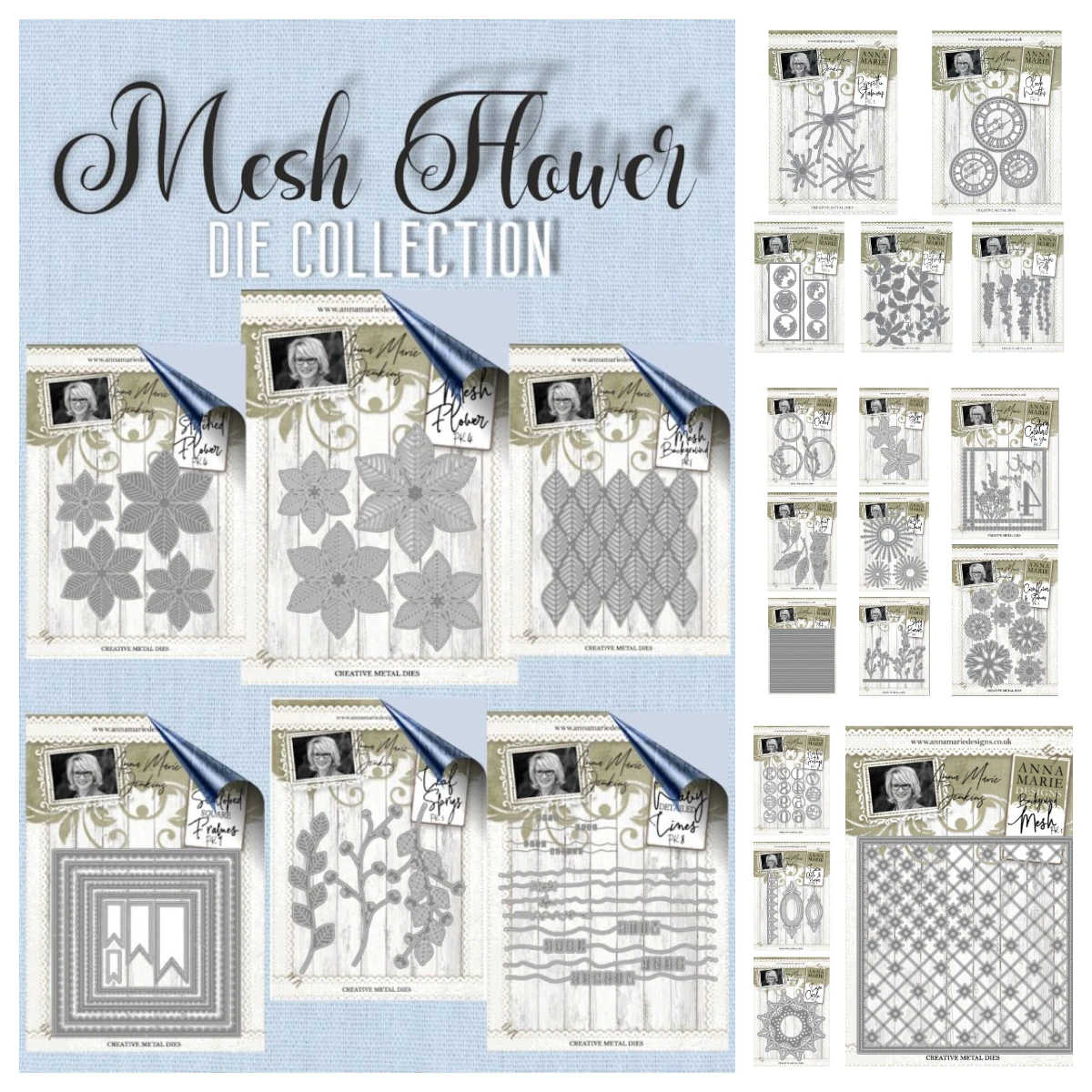 

Metal Cutting Dies For DIY Mesh Flower Die Collection Scrapbooking Paper Cards Decorative Craft Embossing Template 2025 New