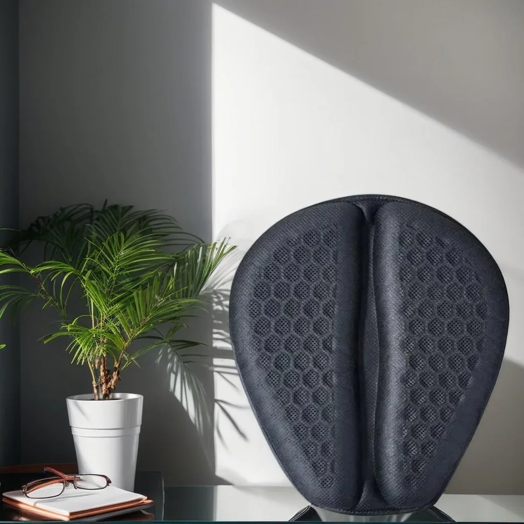 

3D Honeycomb Gel Motorcycle Seat - Breathable Air Mesh Anti-Slip Shock-Absorbent for Harley Honda Yamaha