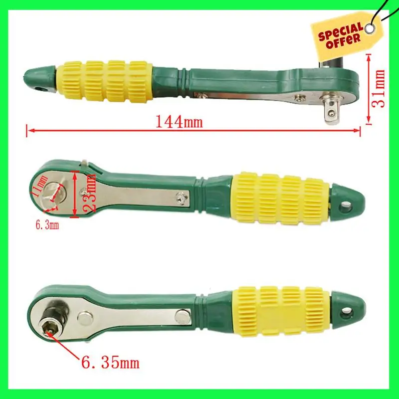 

LBER Gun Grip Air Blower Gun Duster Blower With Mini 1/4 Head Screwdriver Pole 6.35Mm Inner Hexagon Ratchet Socket Wrench