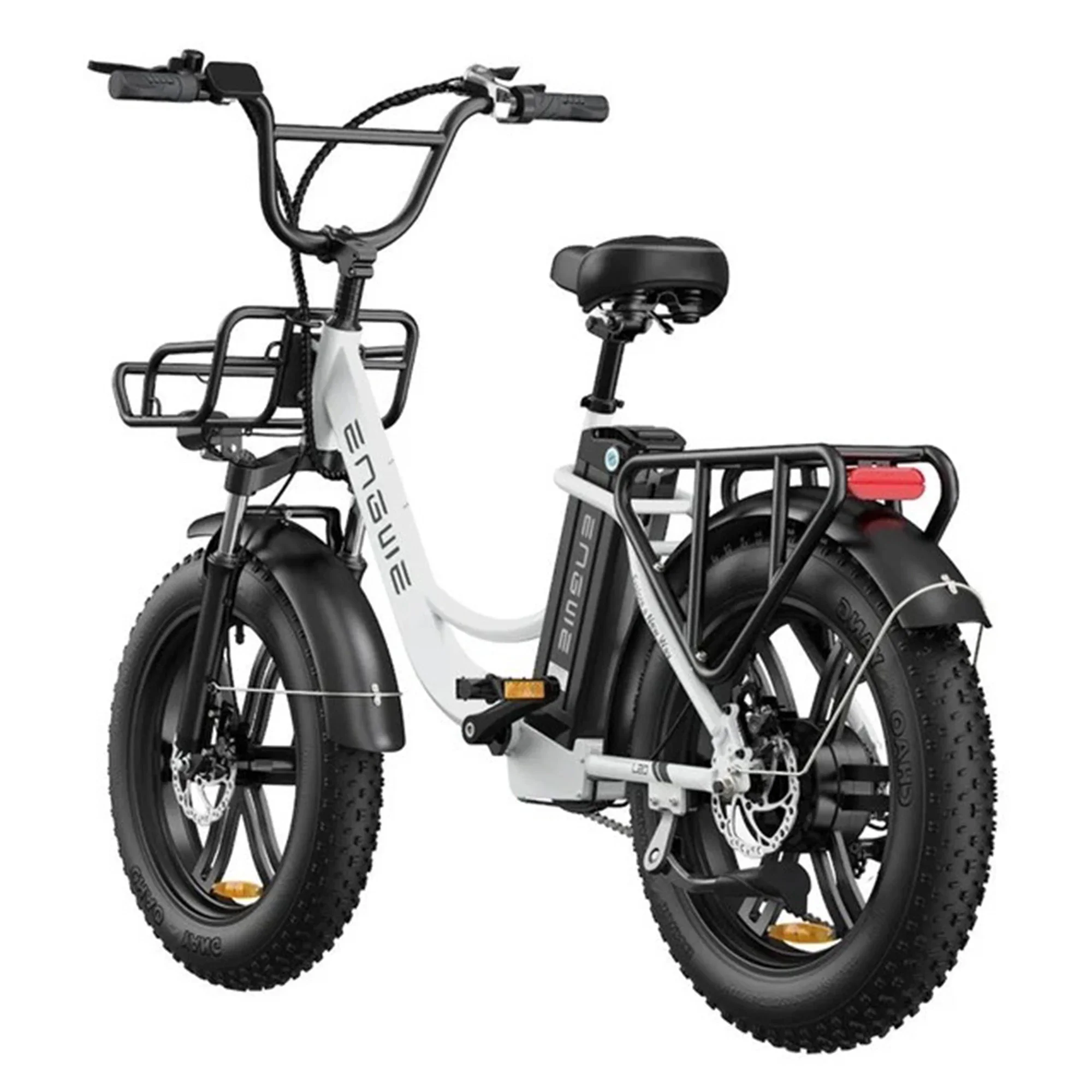 Vélo électrique urbain et de montagne, 20x4.0 pouces, moteur 750W, vitesse maximale 45 km/h, 52V, 13Ah, ENGWE L20, stock UE