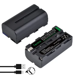 NP-F550 Battery with USB Type C Charging port for Sony NP-F970 F750 F770 F960 F530 F330 F570,T119S LED Video Light Video Monito