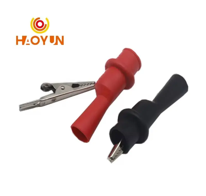 【2PCS】10A 1000V Alligator Crocodile Test Clip Clamp For Multimeter Tester Probe Crocodile Clip