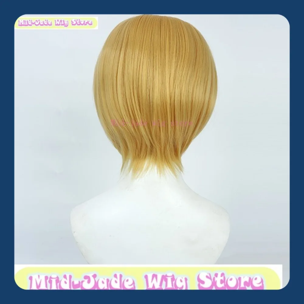 ミッドジェイドウィッグストア サンジウォーロードVer. コスプレウィッグアニメゲームロールプレイングハロウィンパーティー衣装小道具人工毛