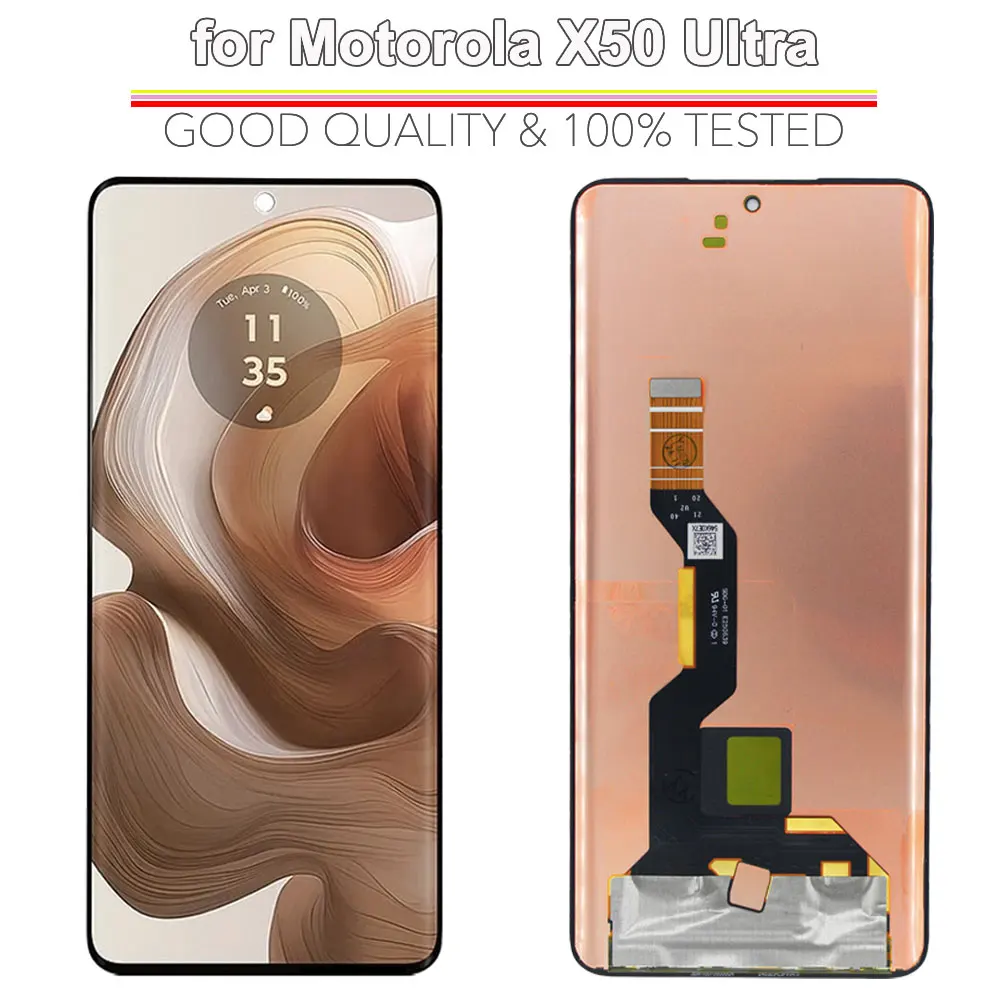 Super AMOLED LCD for Motorola Moto X50 Ultra LCD Display Touch Screen Digitizer Assembly Replacement for Moto X50 Ultra LCD