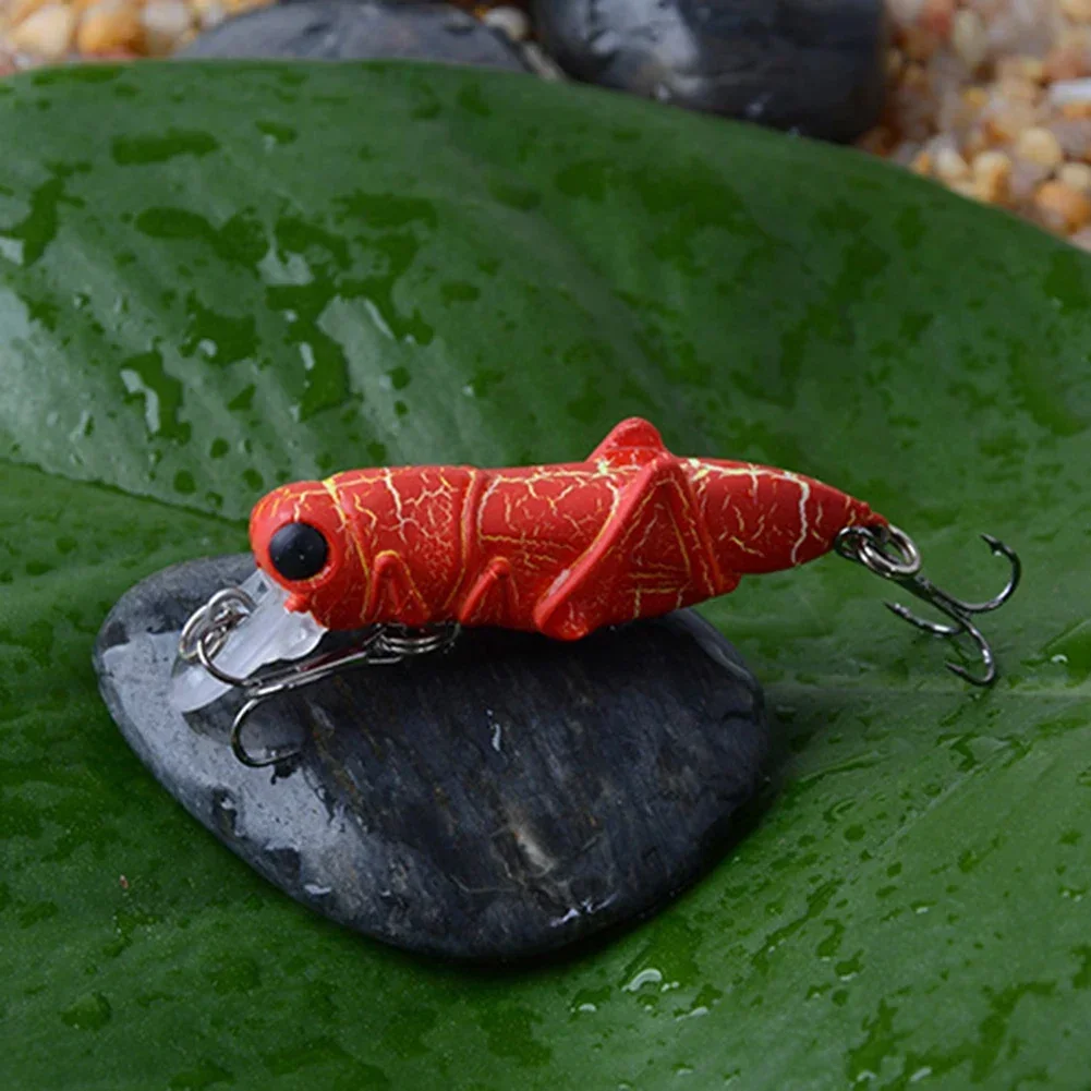 

Outdoor Fishing Tool Fishing Grasshopper Bait Bait Fishing Bait 5cm 4g Grasshopper Insect Red Red Yellow Yellow