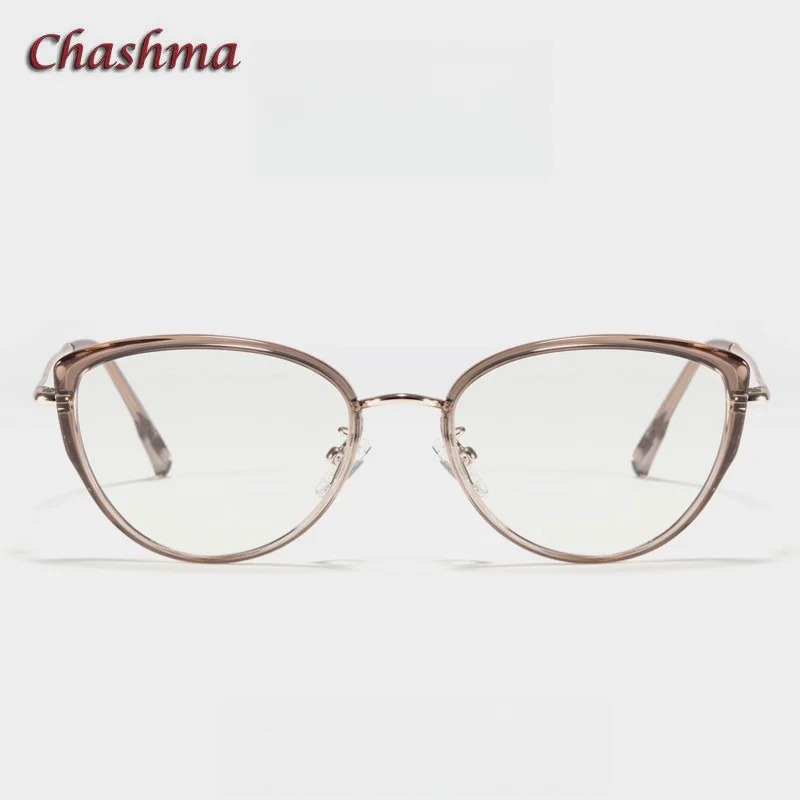 

Очки Chashma, женские очки «кошачий глаз», TR90, оправа для очков по рецепту, оптические очки, ультра легкие модные модные очки для женщин