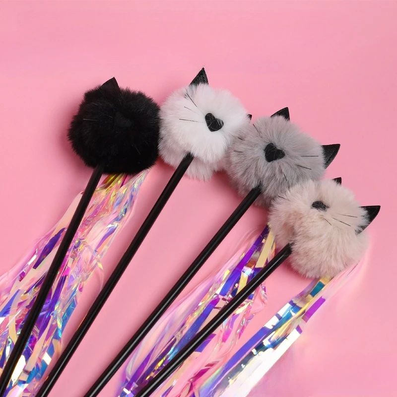 القط دعابة عصا ألعاب من نسيج مخملي هريرة الصيد الدورية الذاتي متعة الإغاثة الحيوانات الأليفة لعبة التفاعلية لدغة مقاومة القط لعبة الإمدادات #4