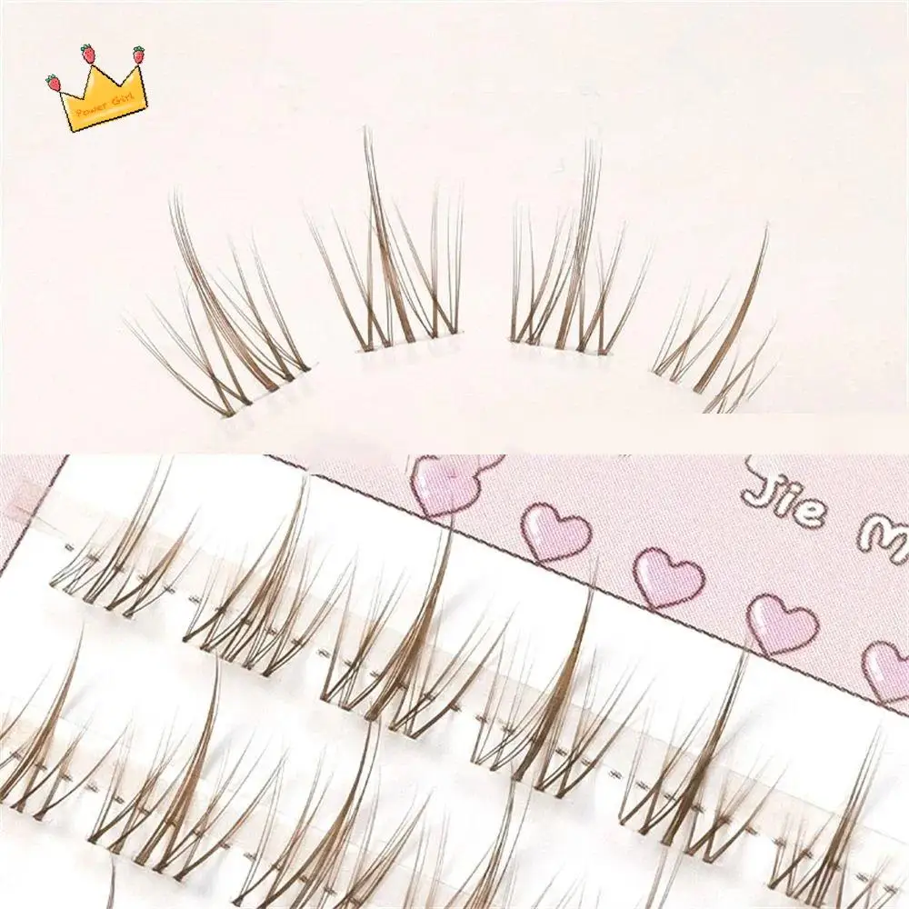 

3D Sunflower False Eyelashes Natural Sun Flower False Eyelash Trilogy Transparent Stem Simulation Mink Eyelashes Makeup