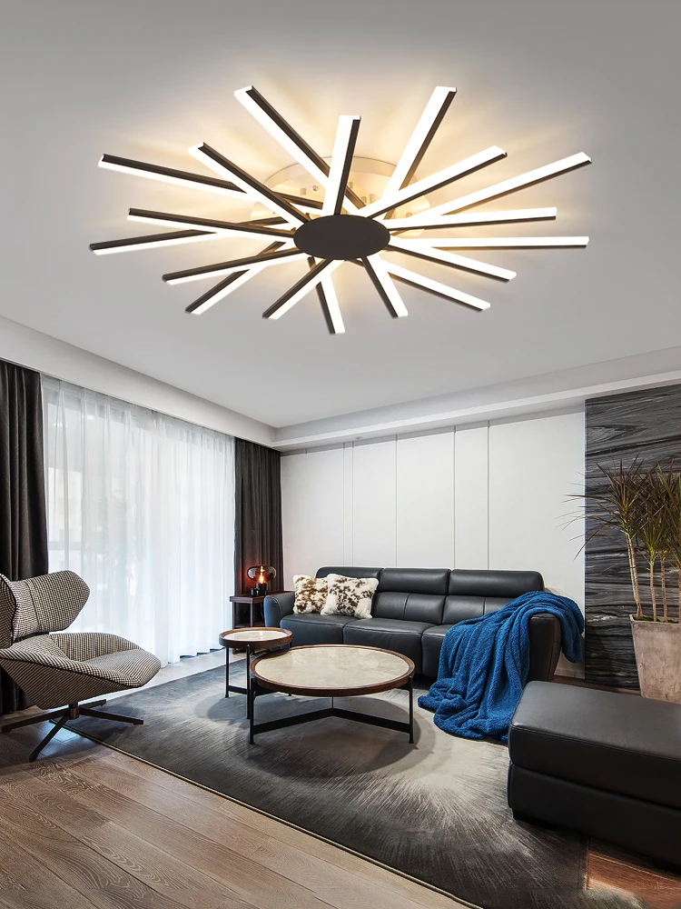 

LED Ceiling Light Living Room Flower Shape Chandelier Dining Room Bedroom Ceiling Pendant Light Nordic Design Home Decoration