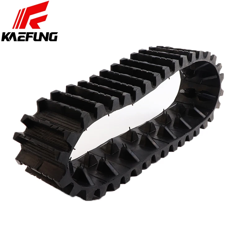 Rubber Track Caterpillar Tracks For ATV Go Kart UTV Buggy Snow Blower Sand Snowmobile Quad Dirt Bike Wheels Accessories